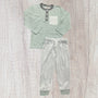 Sage Stripes Jogger Set (RTS)