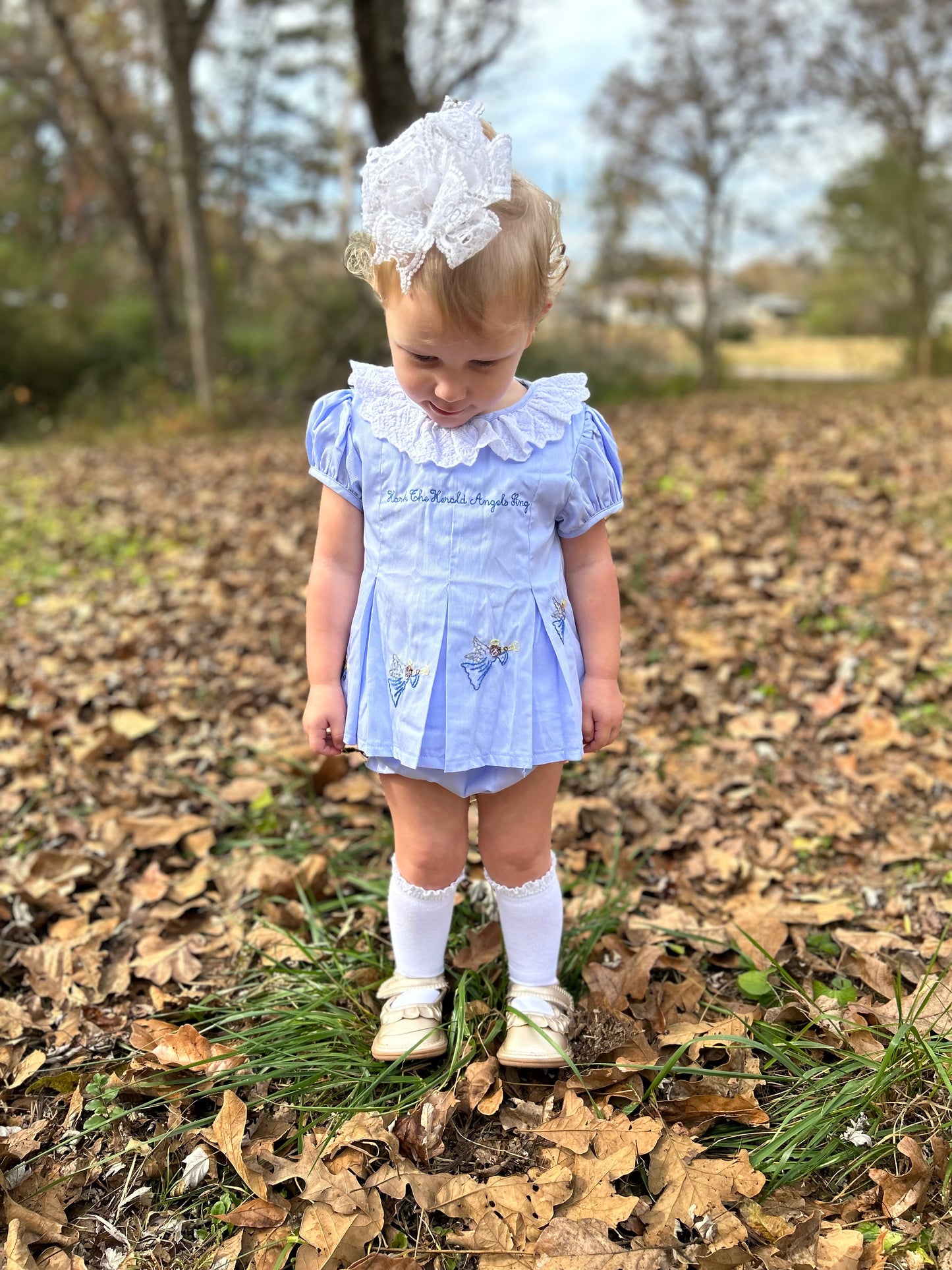 Angels Sing Collection Girl Bloomer Set (RTS)