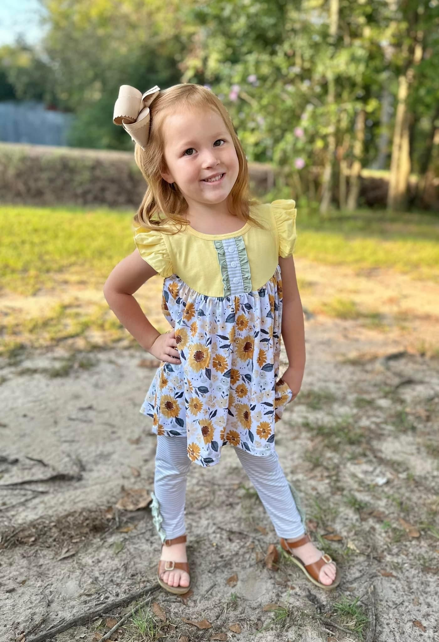 Sunny Day Legging And Bloomer Sets (RTS)