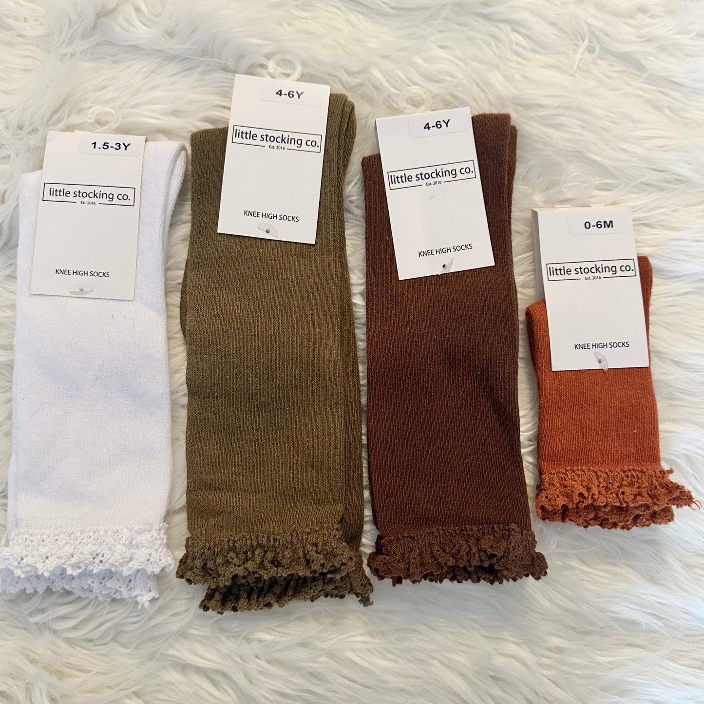LSC Lace Knee High Socks (RTS)