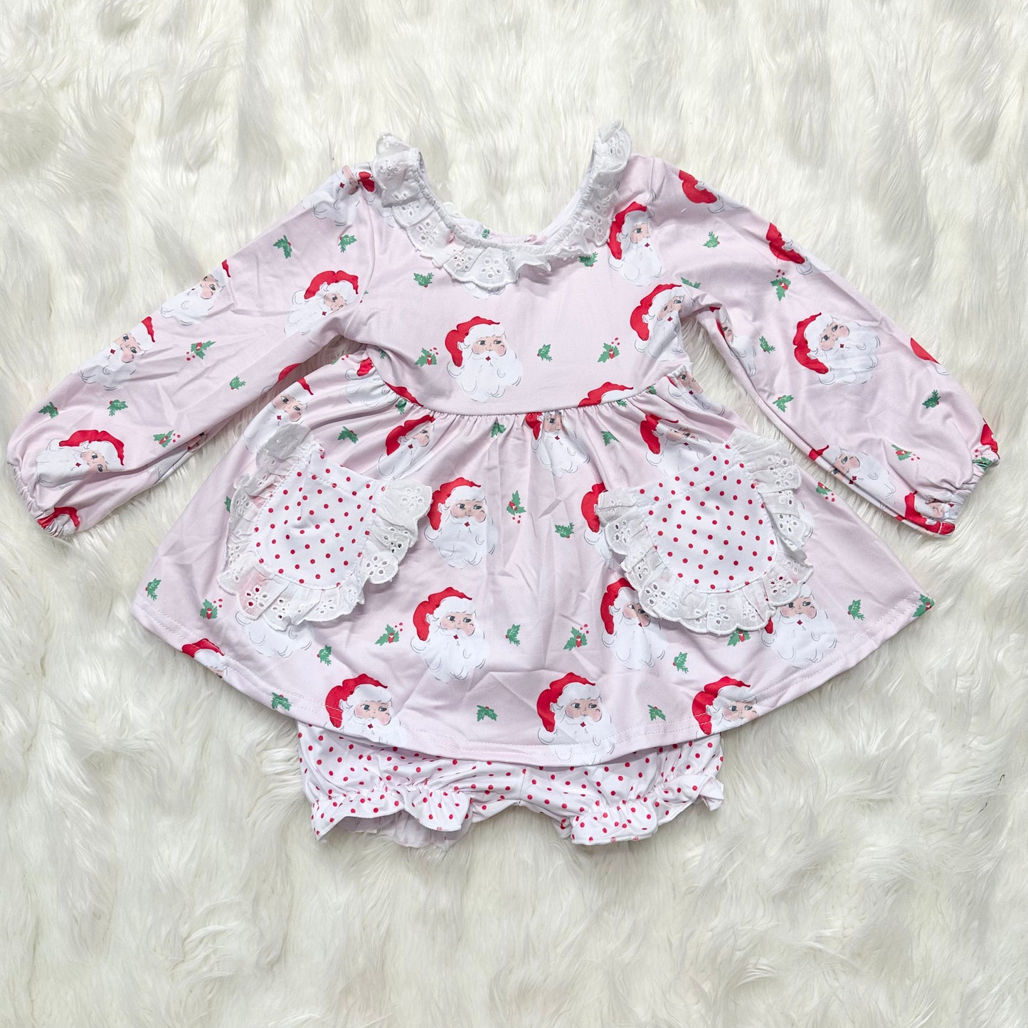 Santa Twirls and Bloomers (RTS)