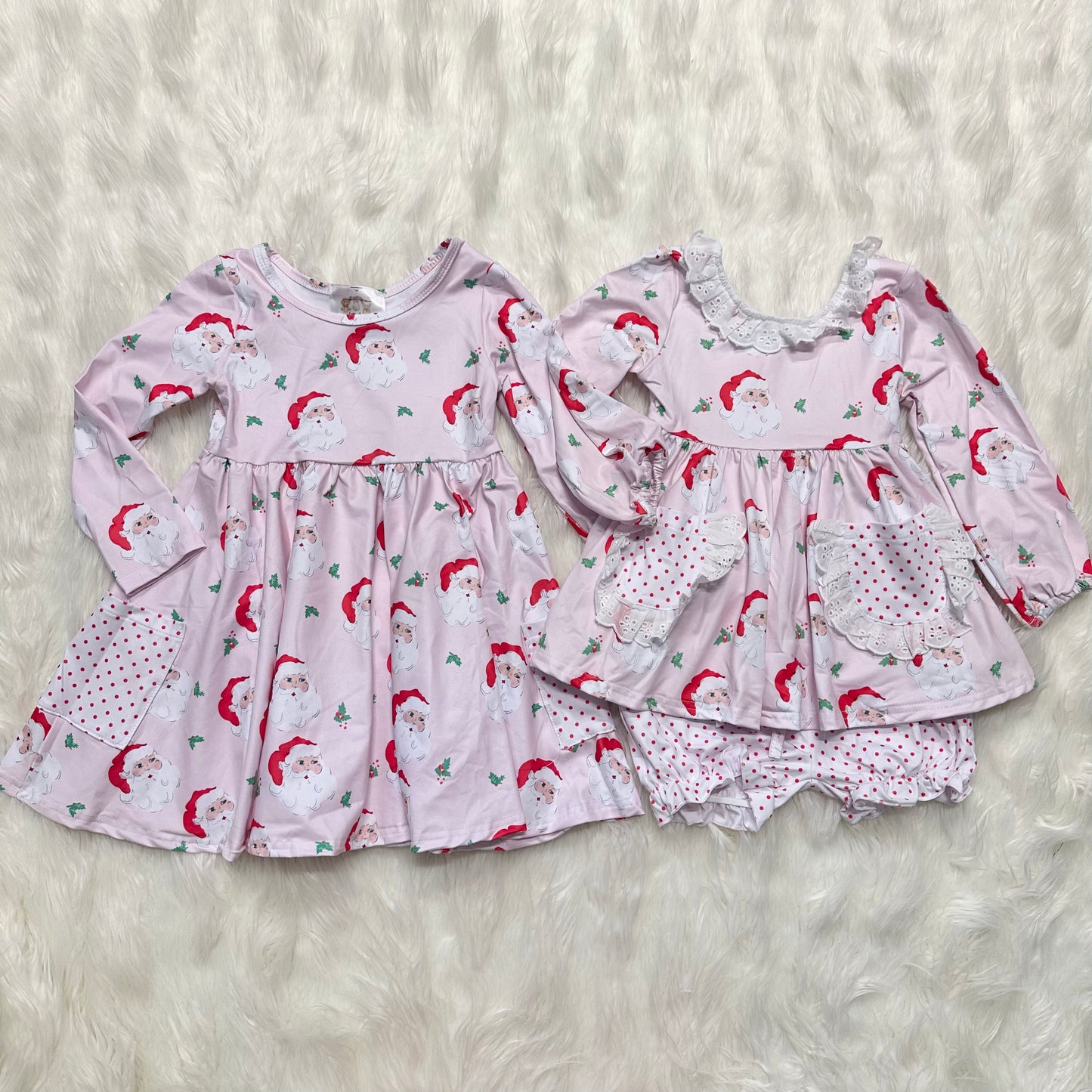 Santa Twirls and Bloomers (RTS)