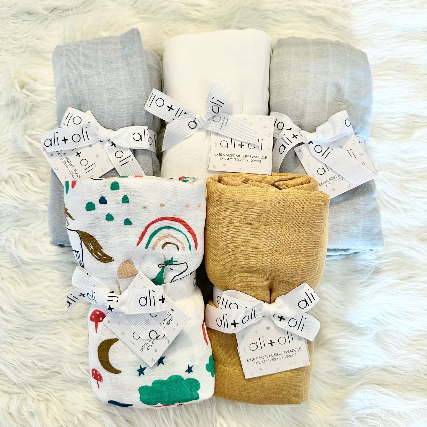 Extra Soft Muslin Swaddle (RTS)