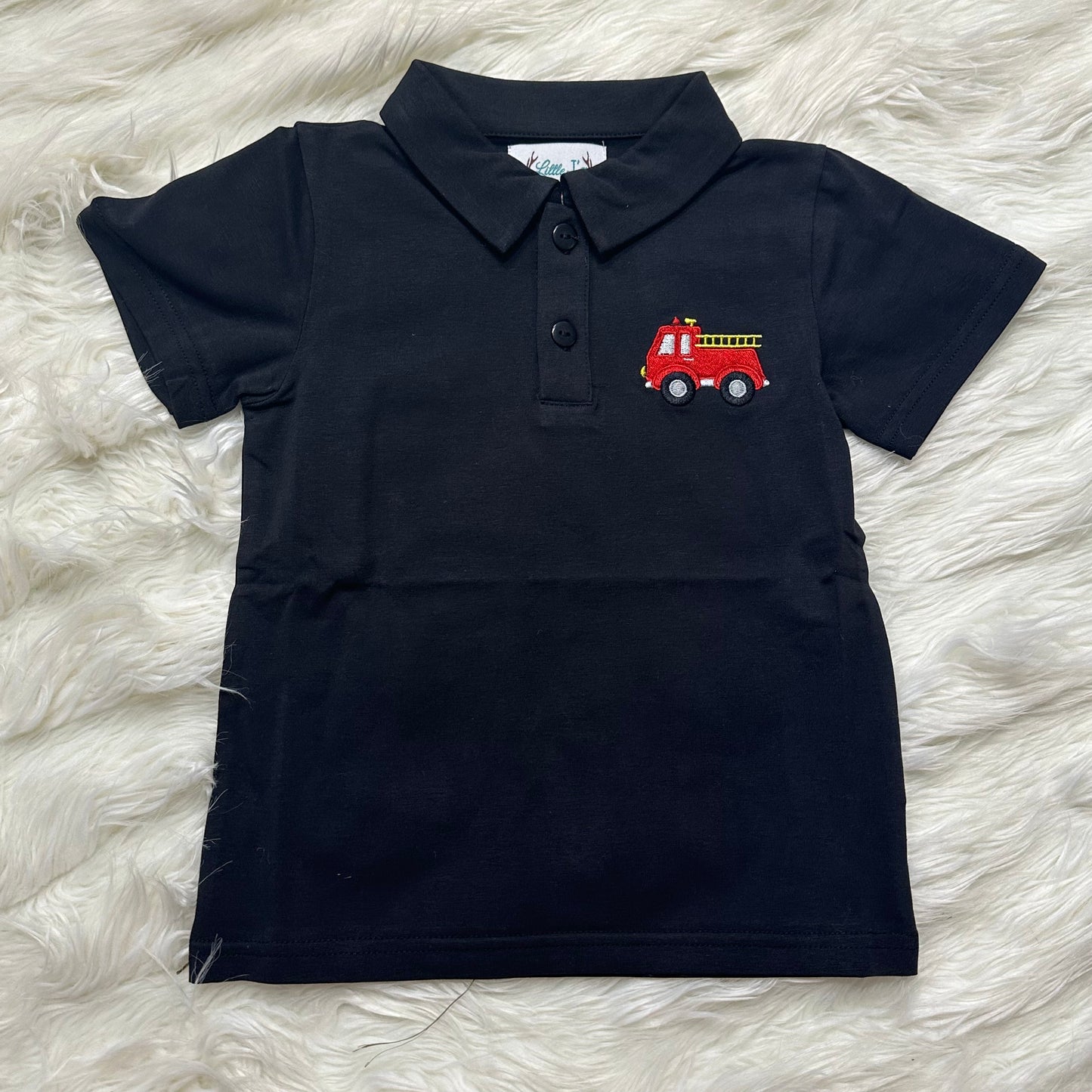 Boys Firetruck Polo (RTS)