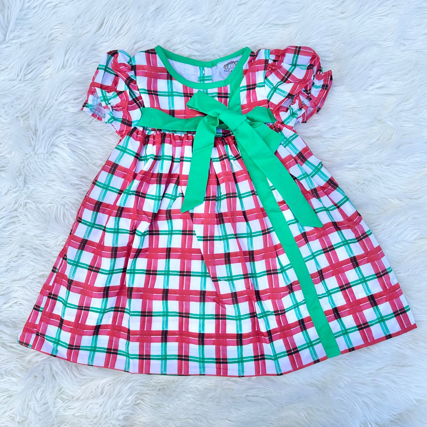 Plaid Christmas Gift Collection Dress (RTS)