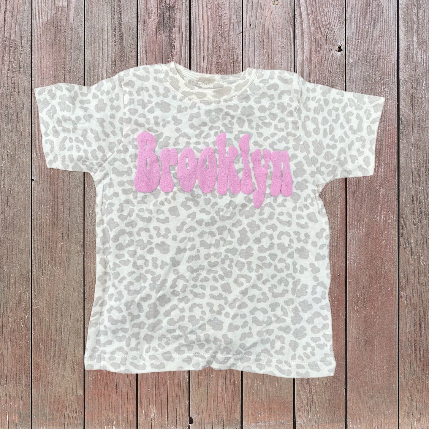 Brooklyn Leopard Print Shirt 2T (RTS)