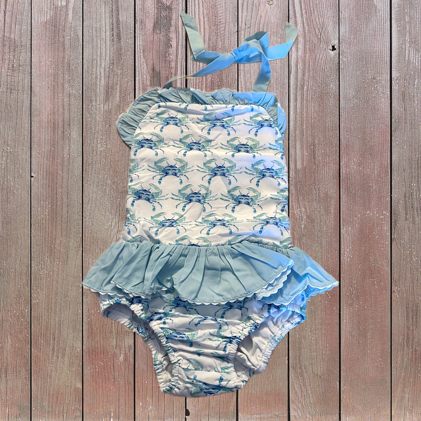 Blue Crab Collection One Piece Swimsuit 7 (RTS)