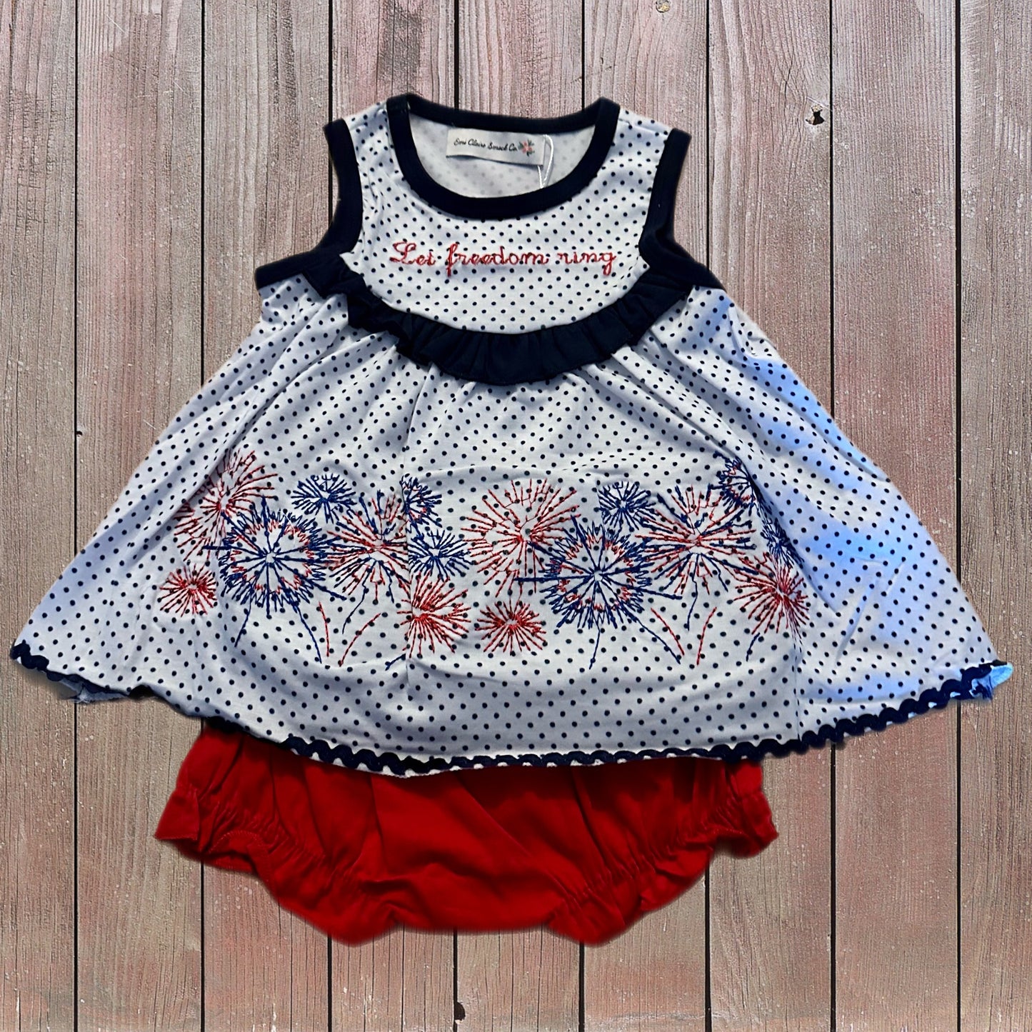 Let Freedom Ring Bloomer Set 3-6M (RTS)