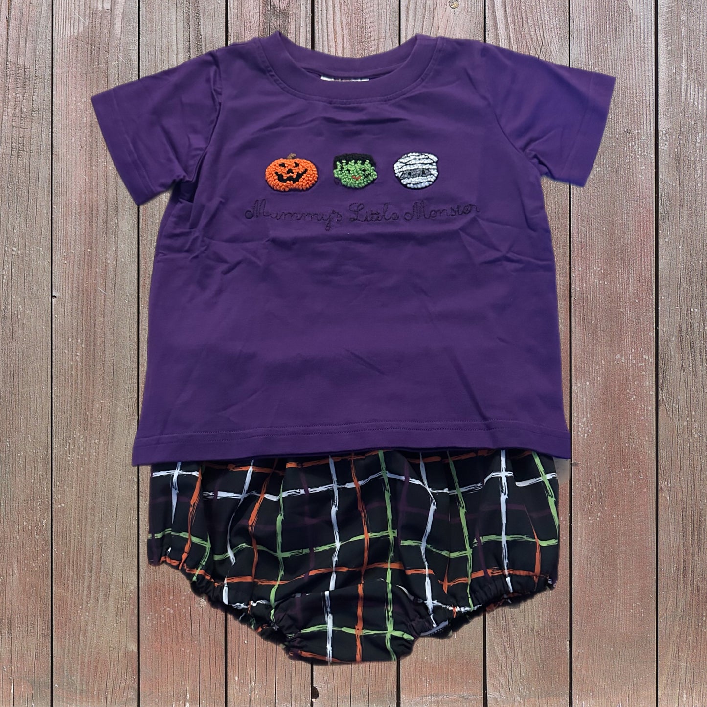 Mummy’s Little Monster Diaper Set Boy 2T (RTS)