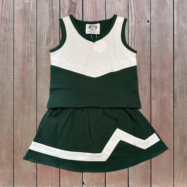 Cheer Outfits Collection Green And White (RTS)