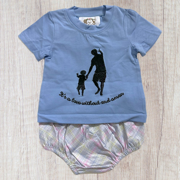 It’s A Love Without End, Amen - Boy Diaper Set (RTS)