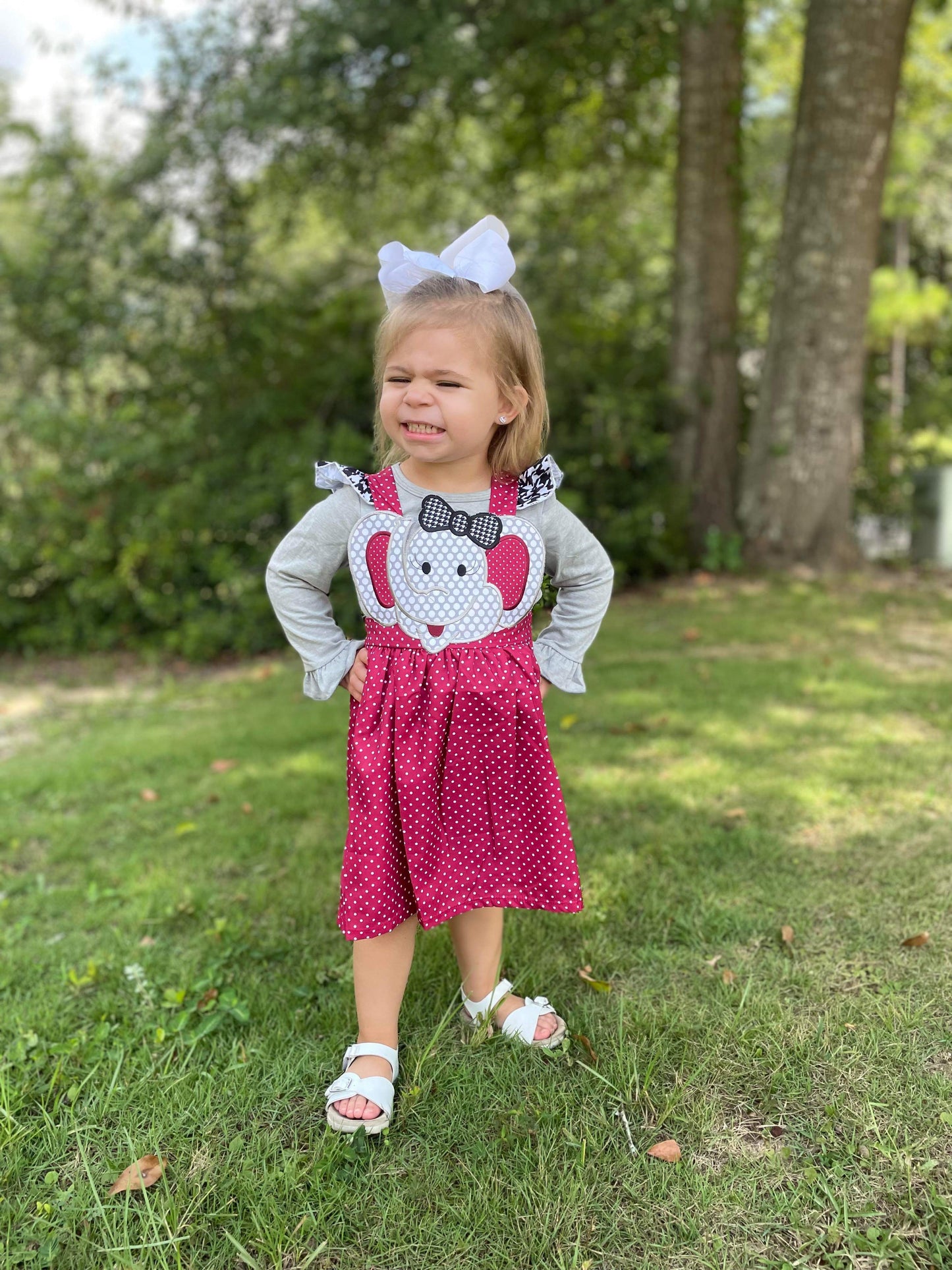 Elephant Girls Dress (RTS)