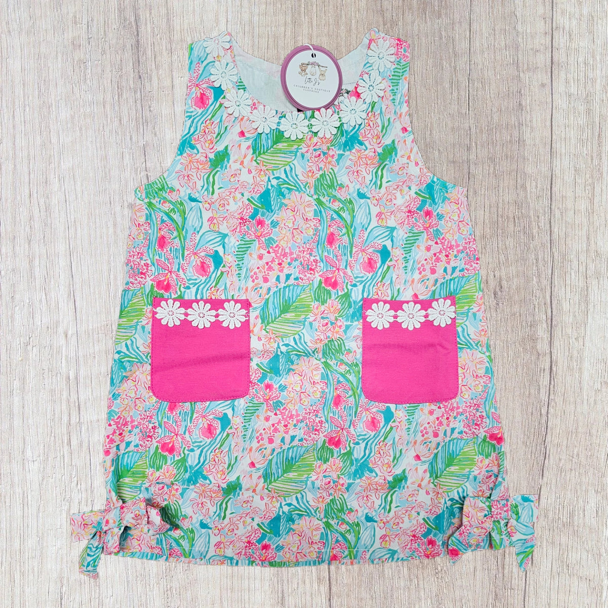 Everyone's Favorite Tropicals - Hot Pink Dress