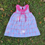 Pink Patchwork Floral & Bows Dress (RTS)