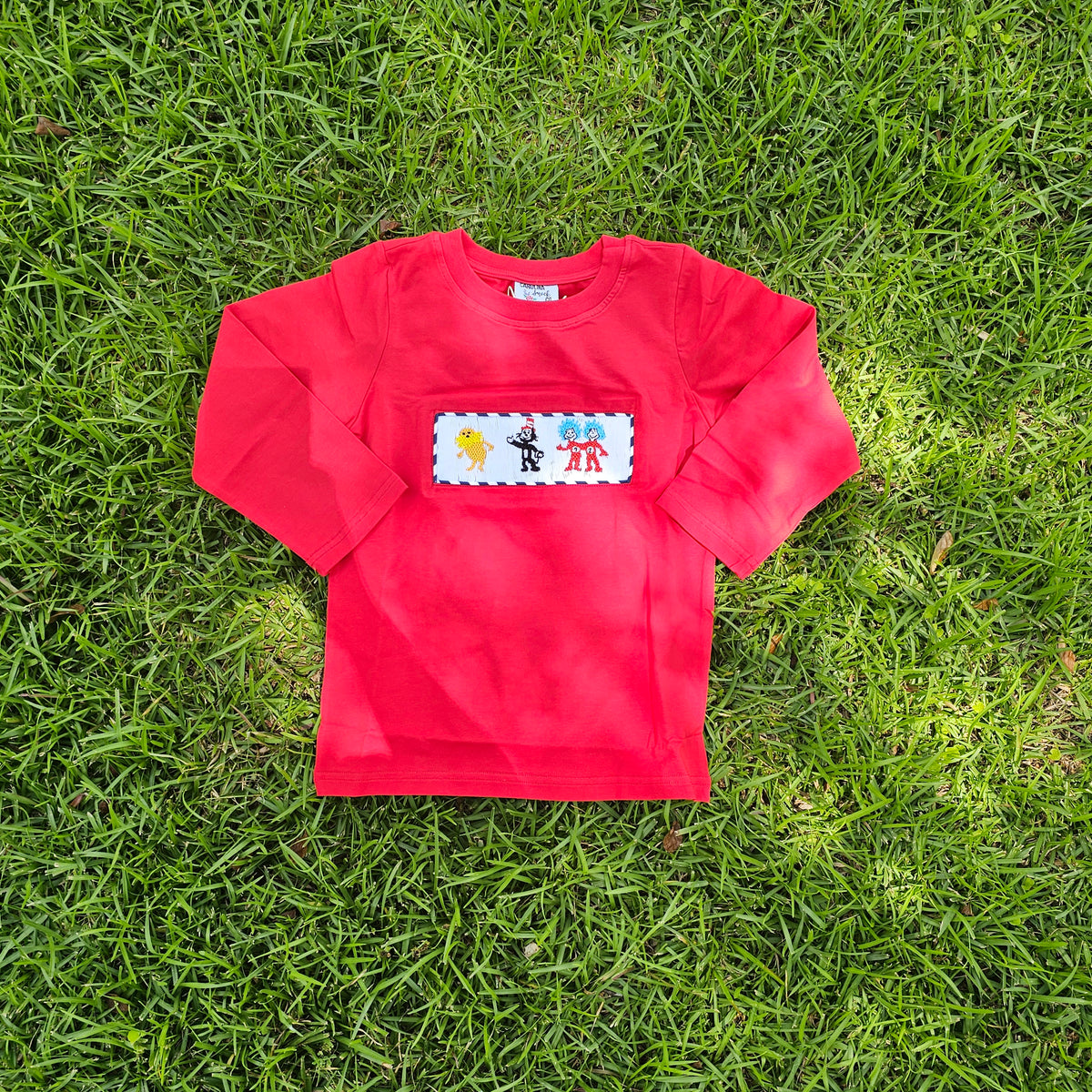 Smocked Book Character - Boy Shirt (RTS)
