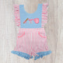 Play Ball Romper - Girl (RTS)