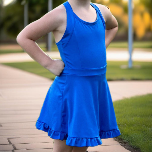 Active Skort Dress - Blue (RTS)