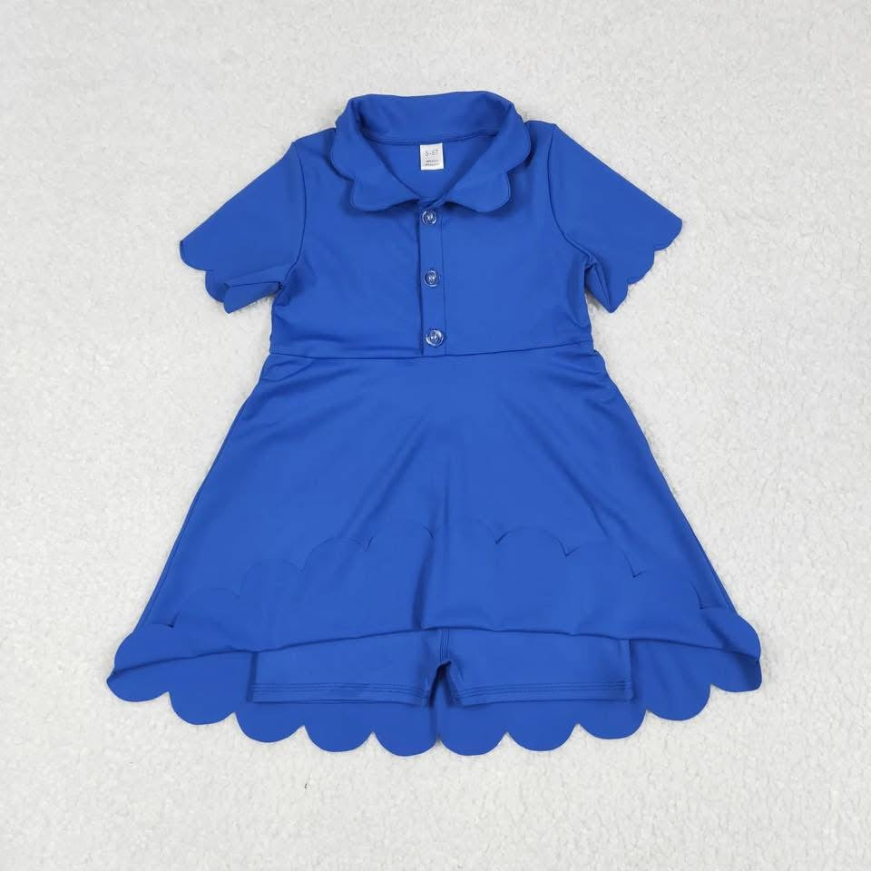 PO44 QS: Blue Scallop Collar Dress (ETA 2-3 WEEKS)