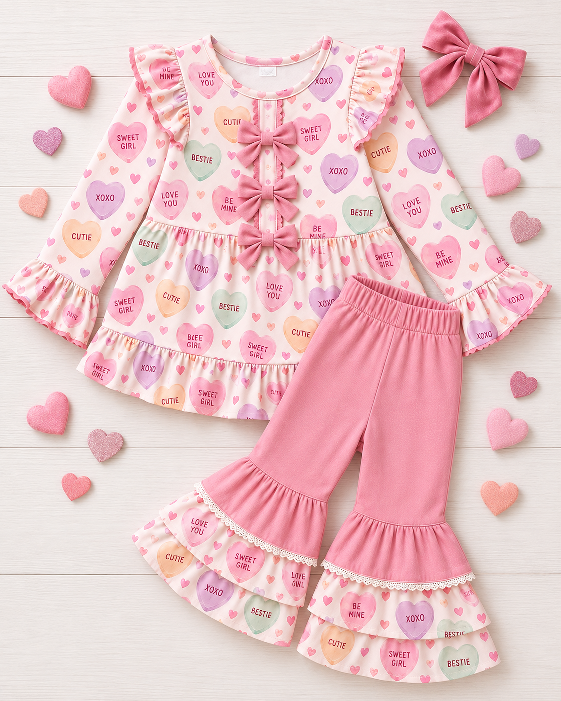 PO36: Conversation Heart Ruffle Set (ETA November)