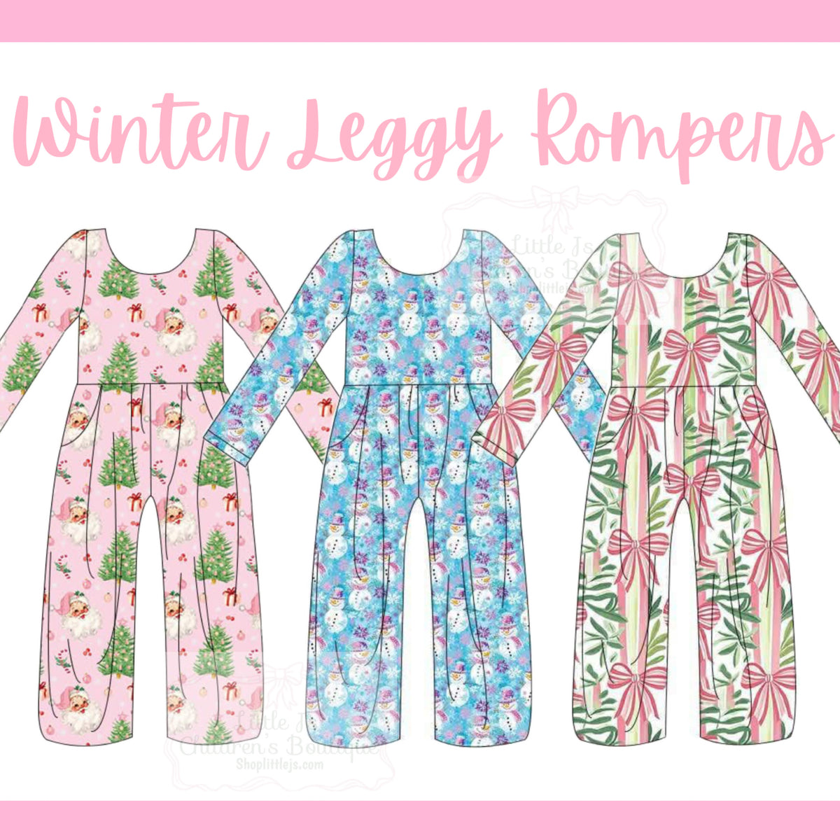 PO37: FESTIVE WIDE LEGGED ROMPERS (ETA November)