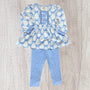 Blue Bows - Legging Set (RTS)