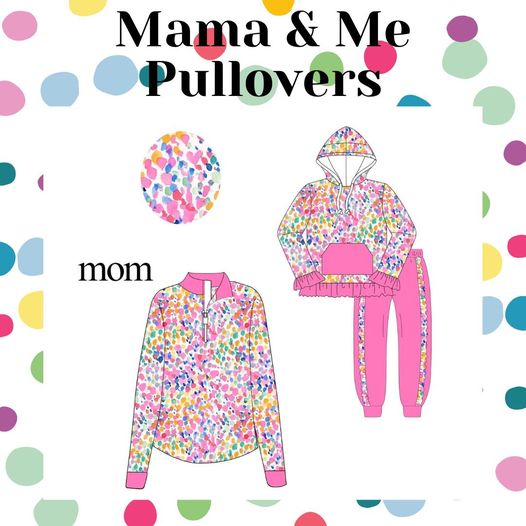 PO140: MAMA & ME PULLOVERS (ETA JANUARY)