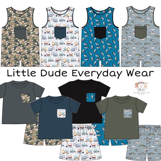 PO08: Little Dude Everyday Wear Collection (ETA JUNE)