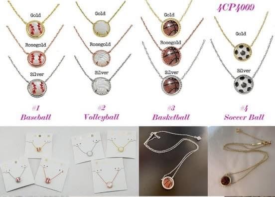 PO10: Sport necklaces (ETA 3/4 WEEKS)
