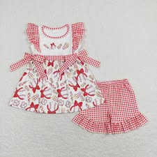 PO10 QS: Baseball Snacks Girl Short Set (ETA 3 WEEKS)