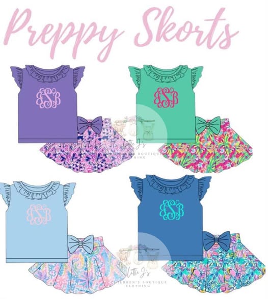PO13: Preppy Skorts Re-Run (ETA JUNE)