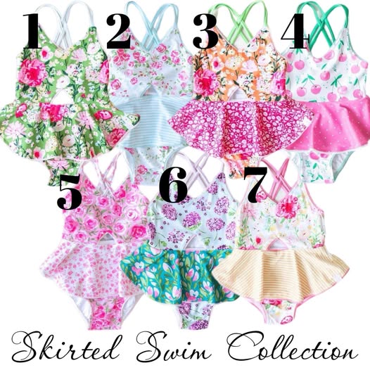 PO13: Skirted Swim Collection  (ETA MAY)