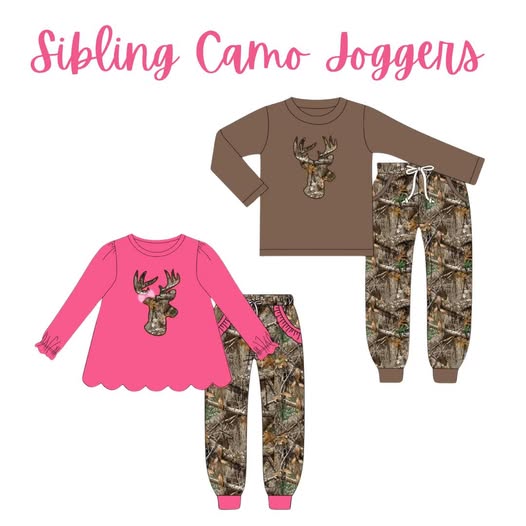 PO17: Sibling Camo Joggers (ETA AUGUST)