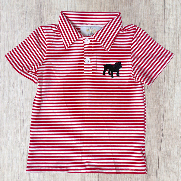 Preppy Collegiate Polo - Dawgs (RTS)