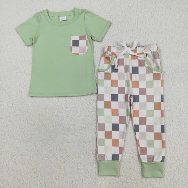 PO35 QS: Fall Checks Jogger Set (ETA Late September)