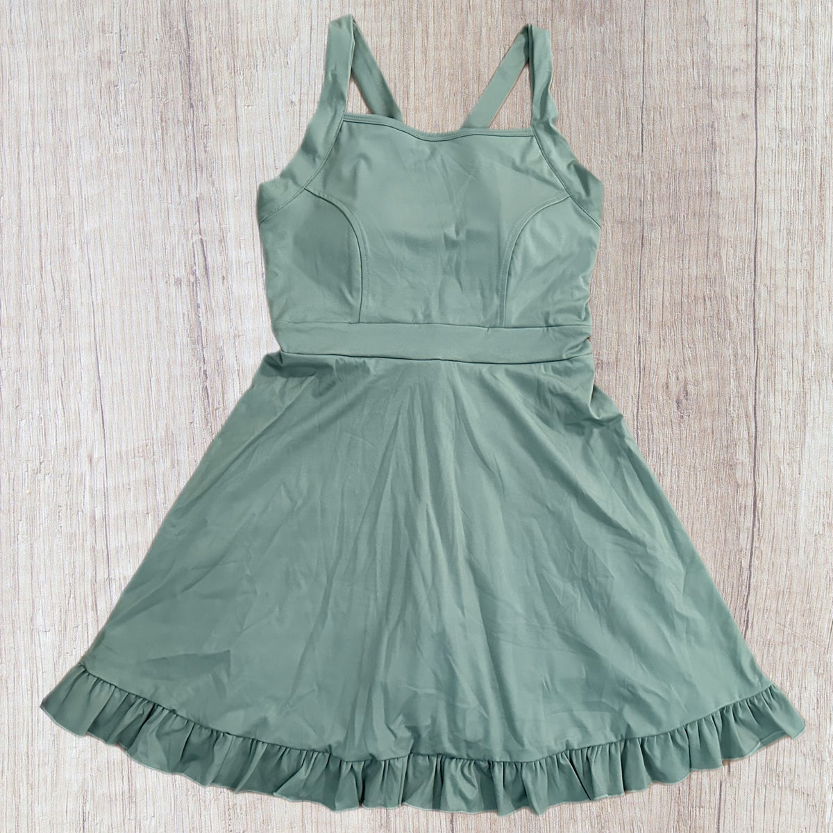 Active Skort Dress For Mom - Sage (RTS)