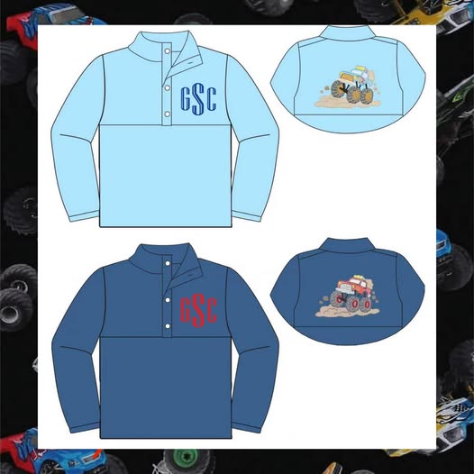 PO34: MONSTER JAM PULLOVERS (ETA DECEMBER)