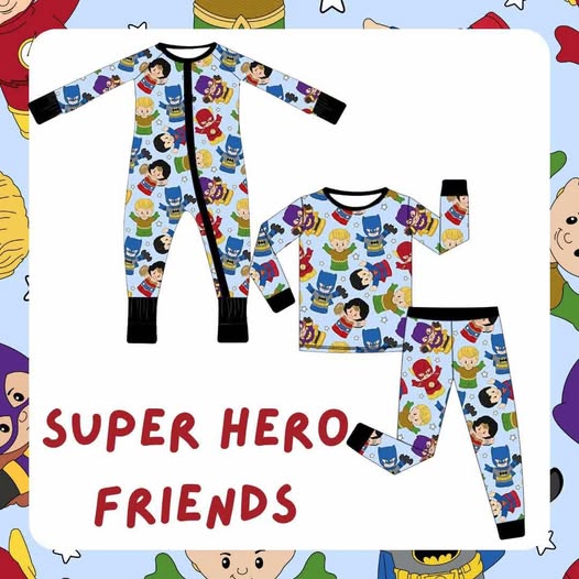 PO35: SUPERHERO FRIENDS BAMBOO (ETA OCTOBER)