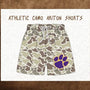 PO35: Purple Cat Athletic Camo Shorts (ETA OCTOBER)