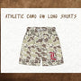 PO35: GW Long Athletic Camo Shorts (ETA OCTOBER)