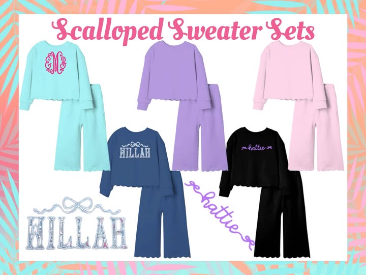 PO35: VIRAL SCALLOPED SWEATER SETS PART 2 (ETA NOVEMBER)
