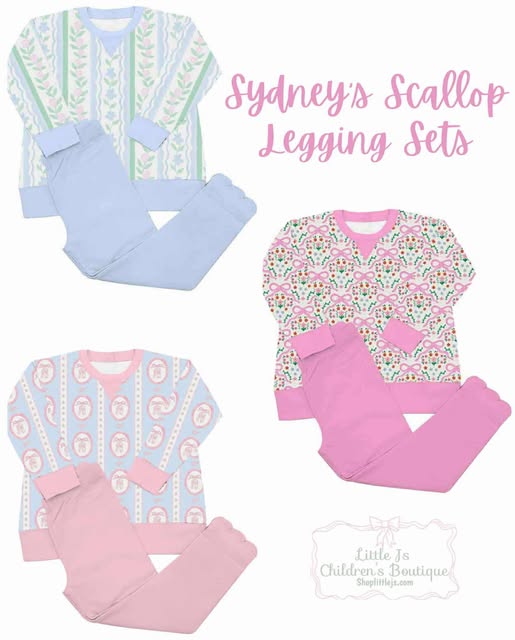 PO36: SYDNEYS SCALLOP LEGGINGS SETS (ETA OCTOBER)