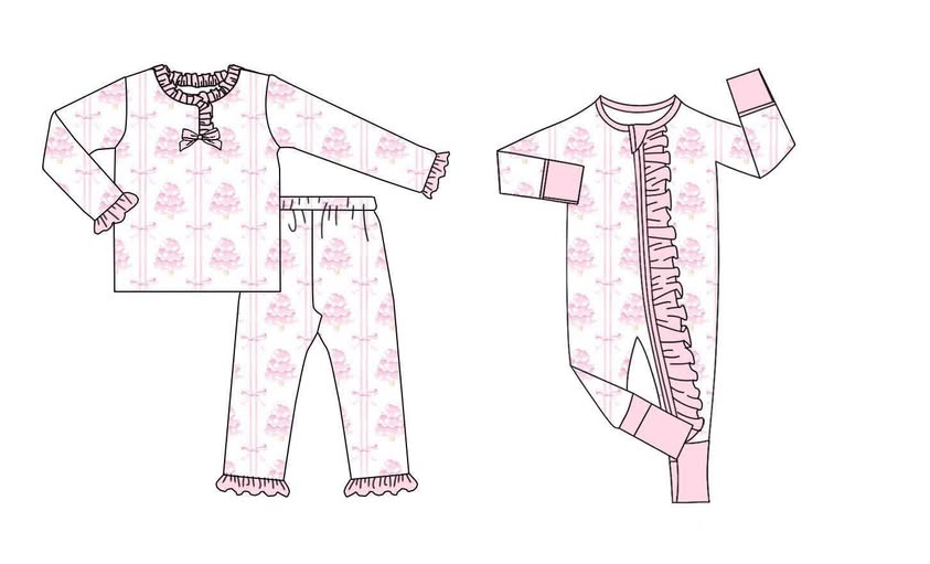 PO39: Watercolor Bows & Trees (ETA November)