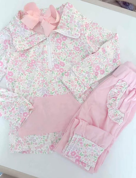 PO39: Pink Floral Jogger Set (ETA November)