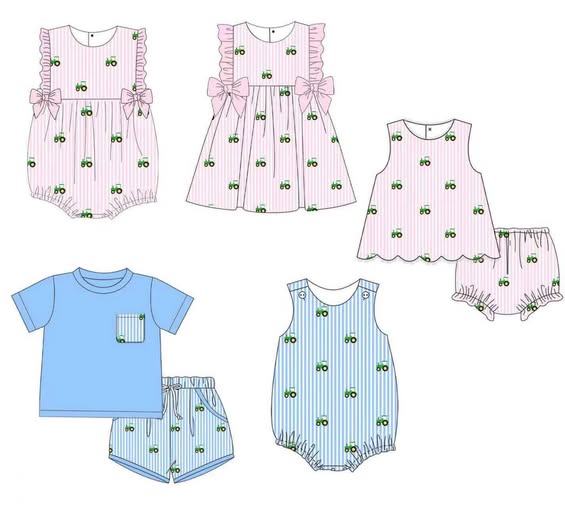 PO40: Sibling Stripes -Tractor Edition (ETA JANUARY)