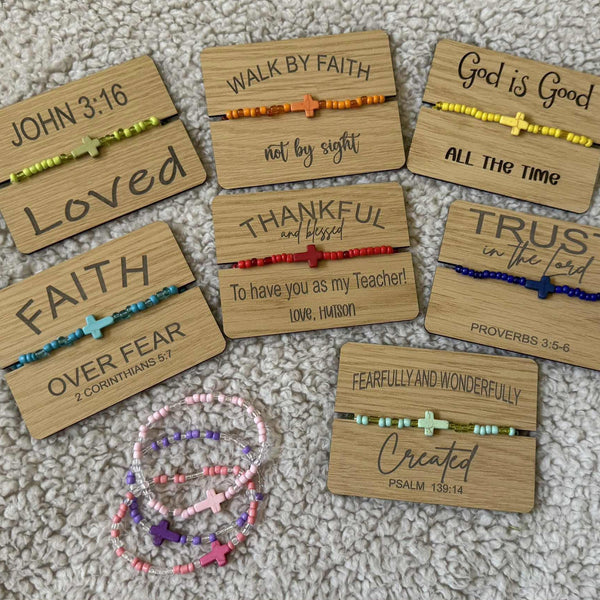 PO16: Cross Bracelet (ETA 2/3 weeks)