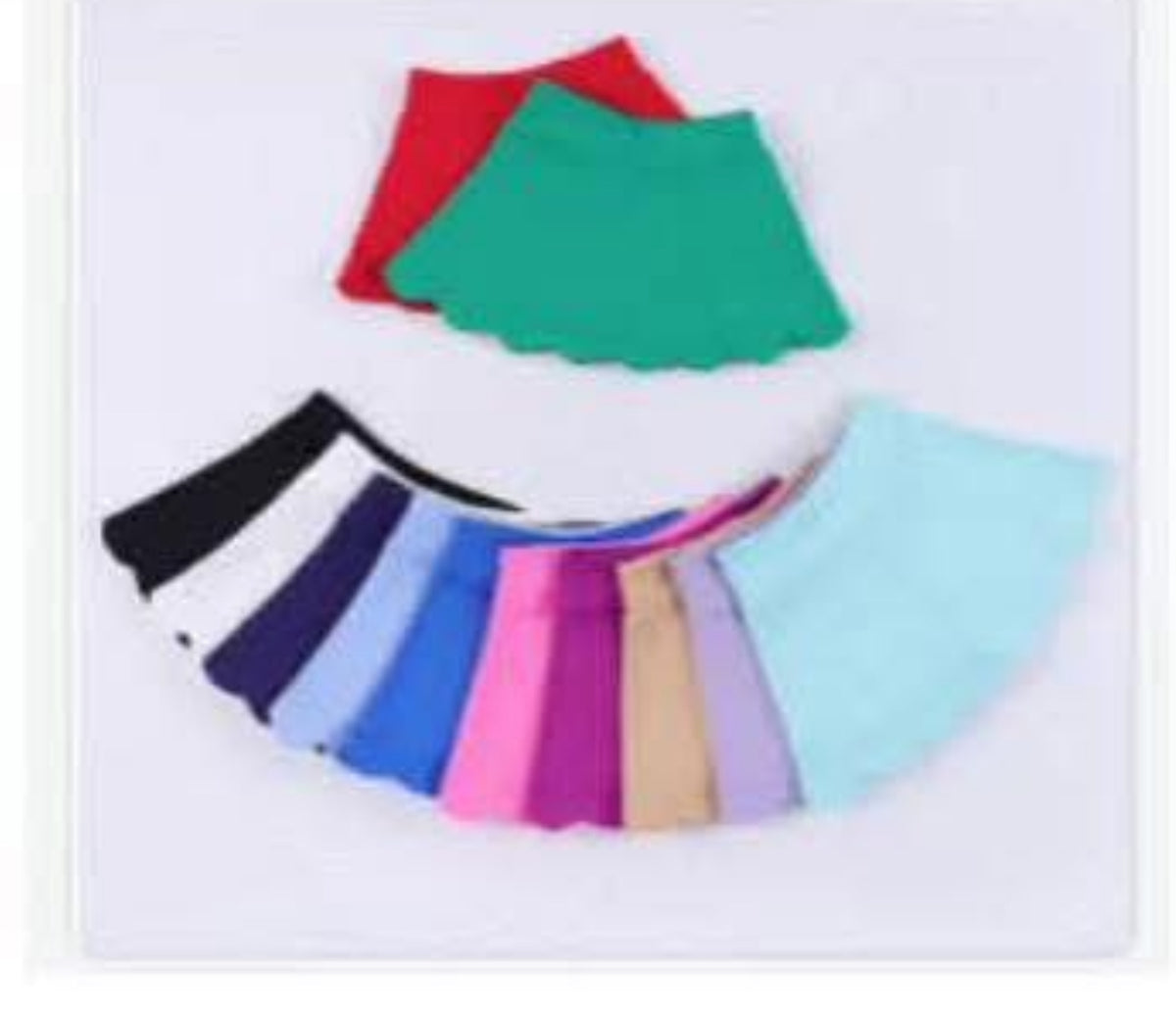 PO07 2026: Scalloped Athletic Skorts (ETA May)