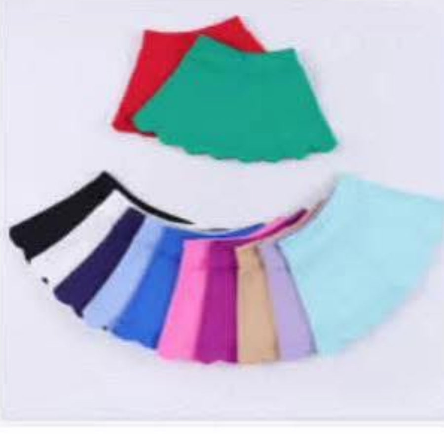 PO07 2026: Scalloped Athletic Skorts (ETA May)