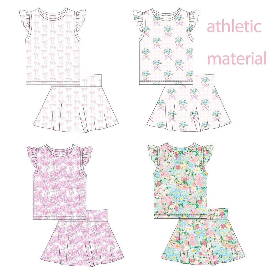 PO36: Spring Floral Athletic Skirts (ETA JANUARY)