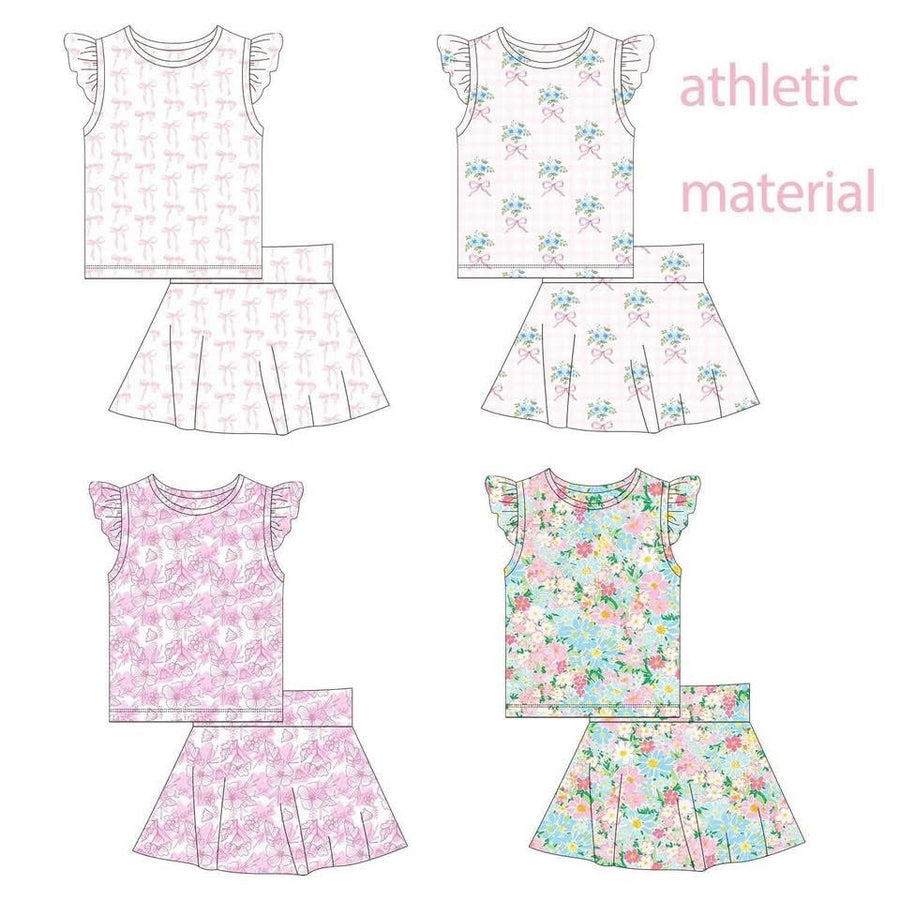 PO36: Spring Floral Athletic Skirts (ETA JANUARY)