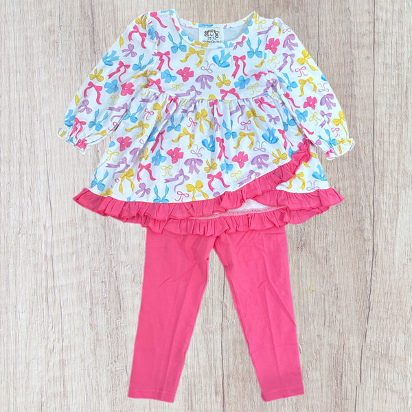 Colorful Bows Legging Set (RTS)